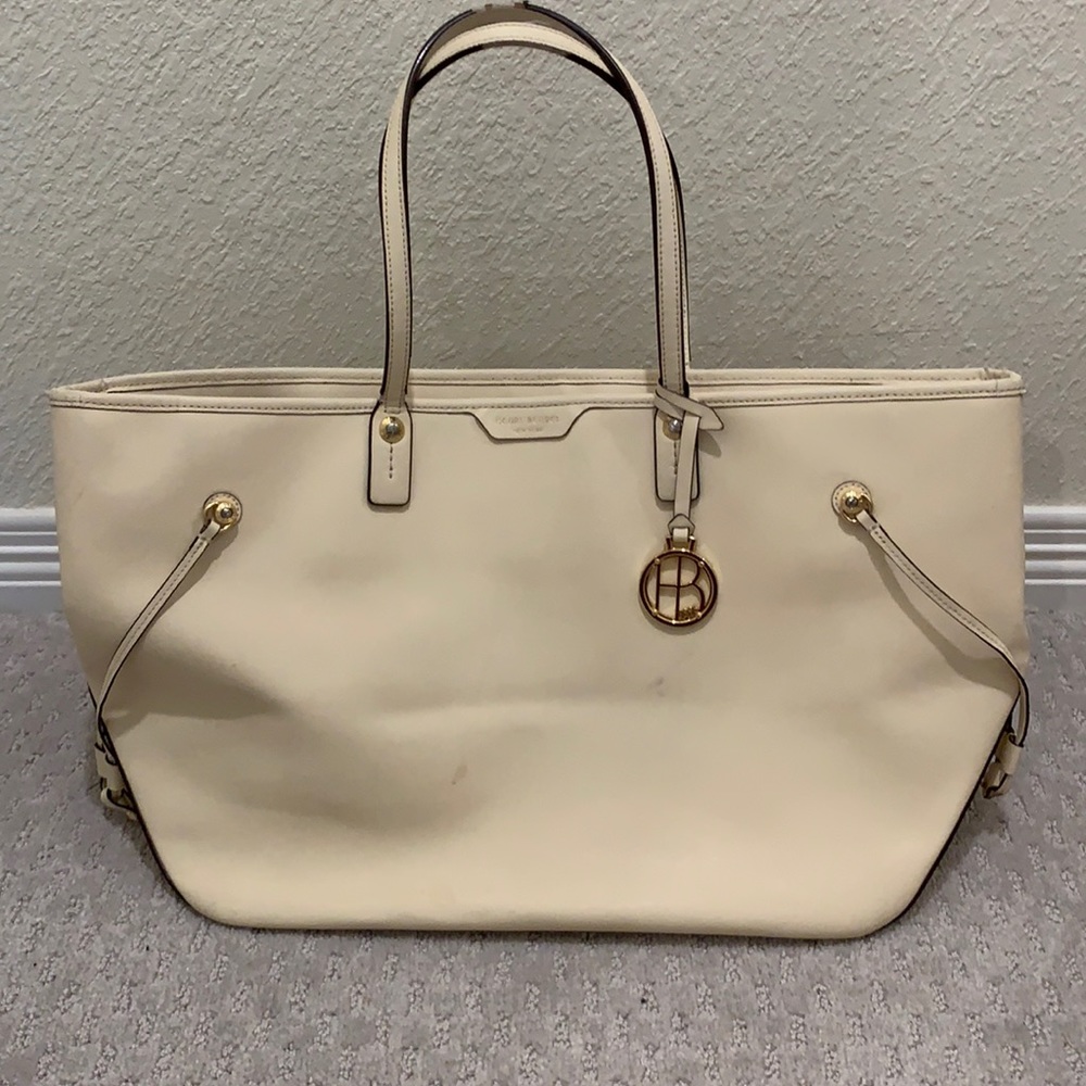 Henri Bendel East/West XL Tote - light beige/cream